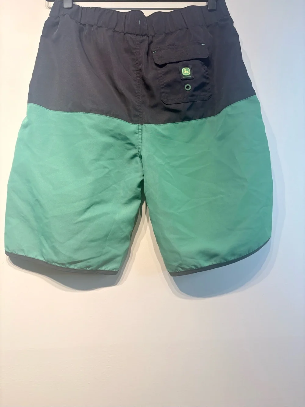 John Deere Black and Green Boys Shorts